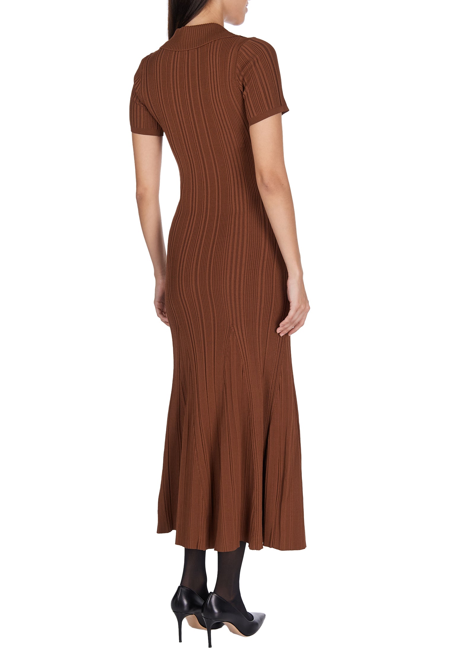 Brown Sfilato dress - view 4