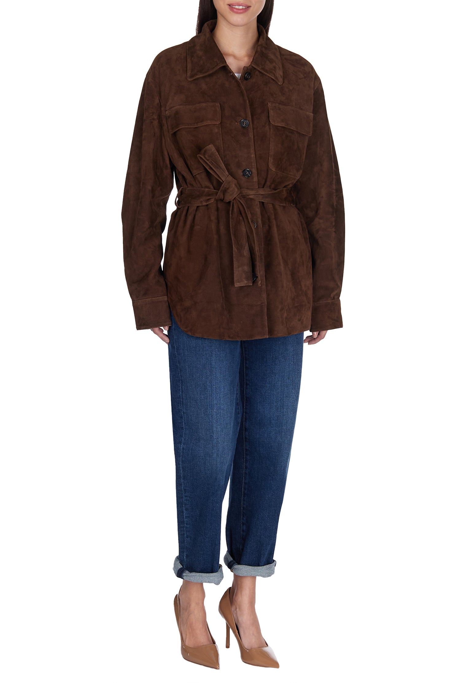 Brown Sfilato shirt - view 3