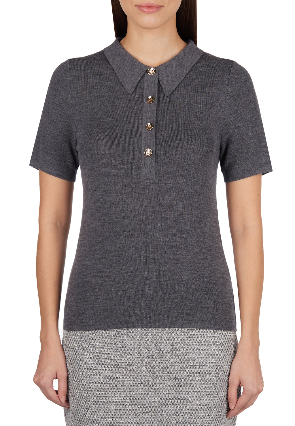Black Sfilato polo - view 3
