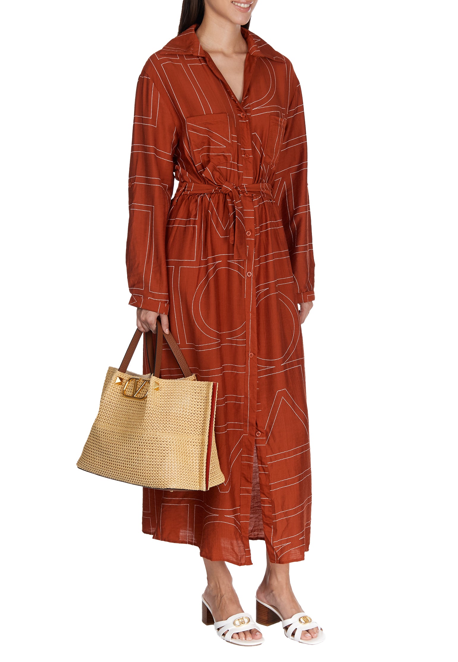 Brown Sfilato dress - view 4