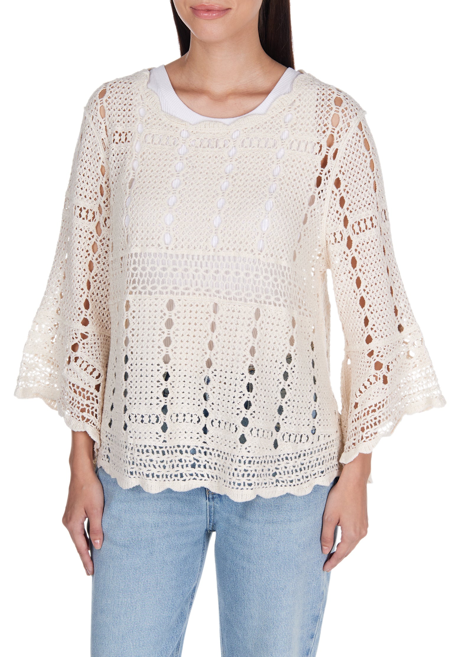 Gray Sfilato sweater - view 4