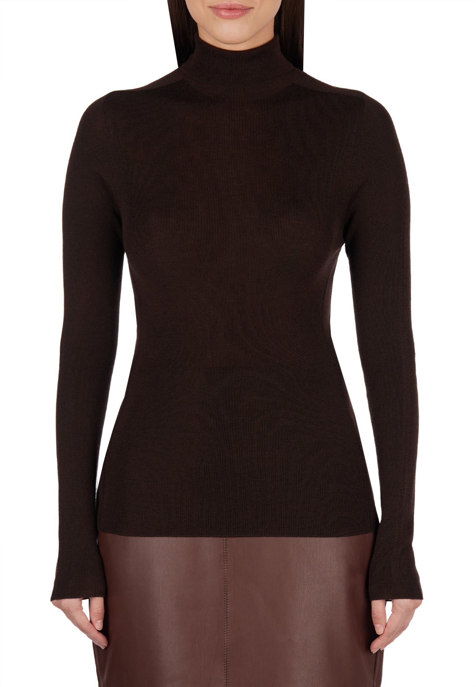 Black Sfilato turtleneck - view 2