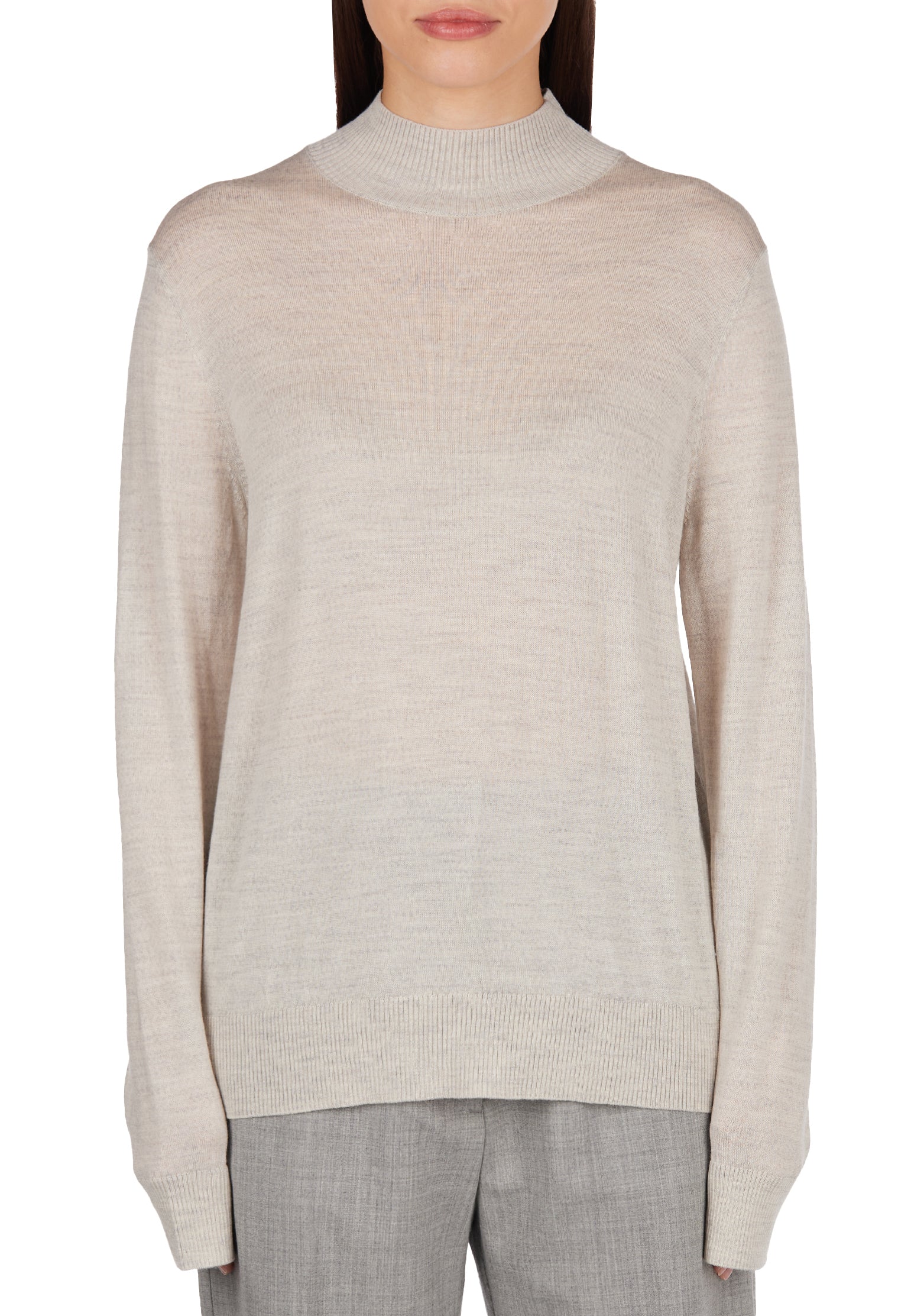 Gray Sfilato turtleneck - view 2