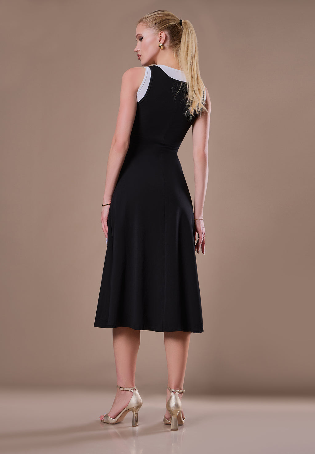 Brown Sfilato dress - view 4