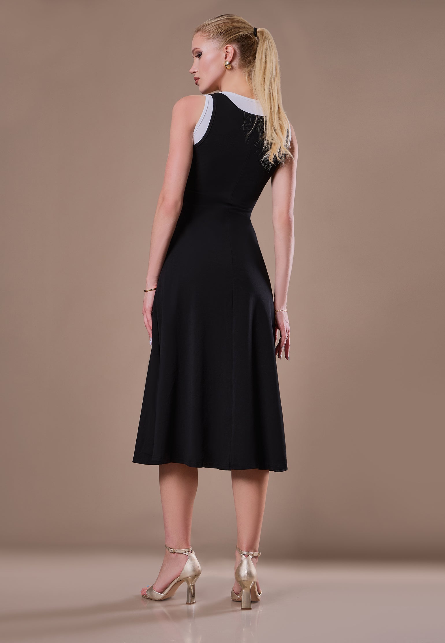 Brown Sfilato dress - view 4