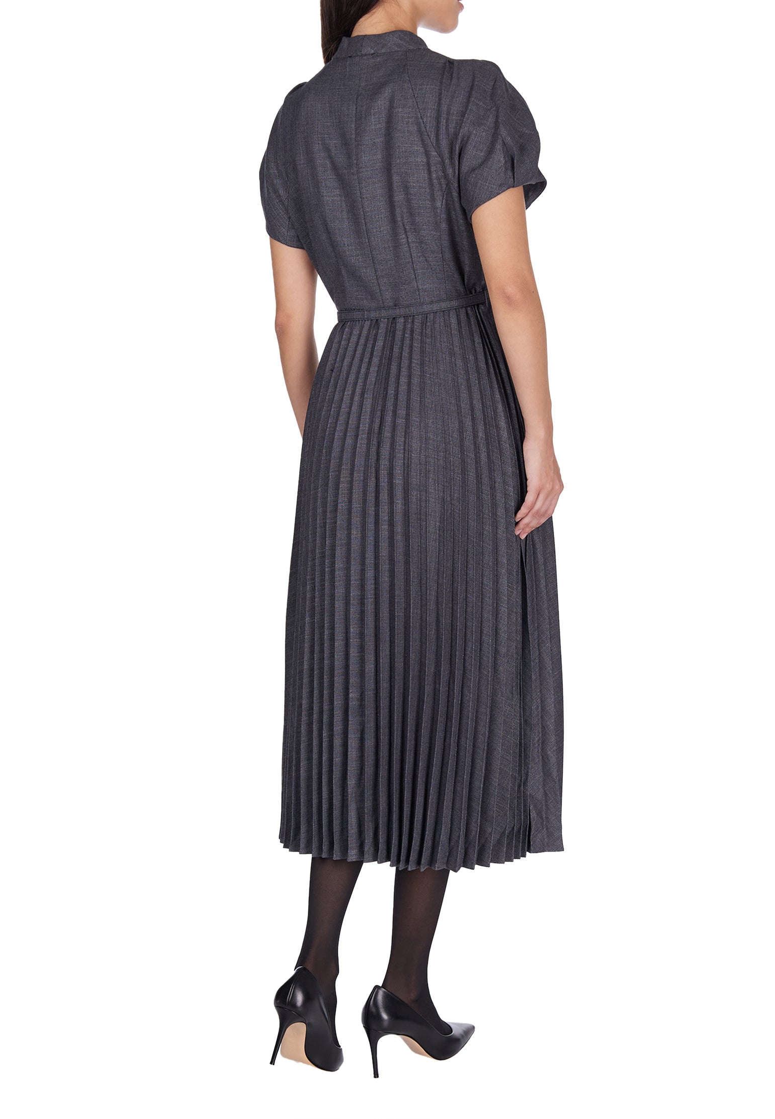 Purple Sfilato dress - view 4