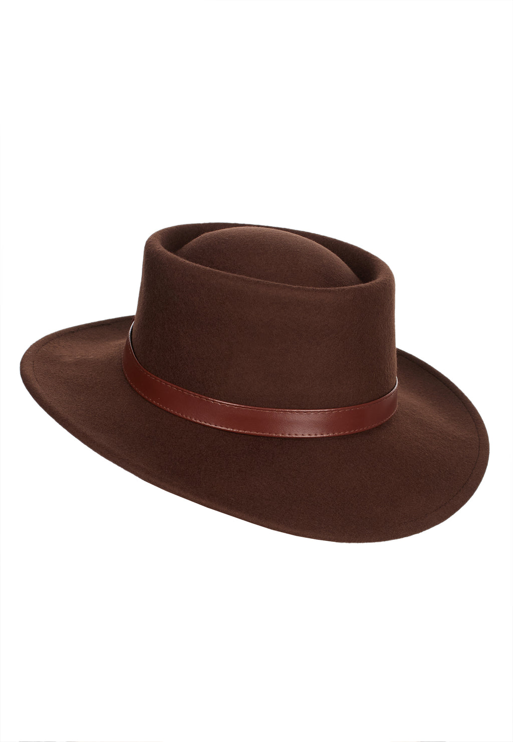 Brown Sfilato hat - view 4