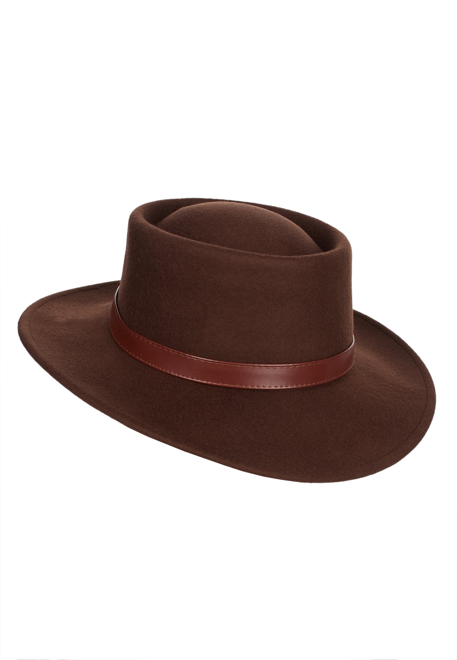 Brown Sfilato hat - view 4