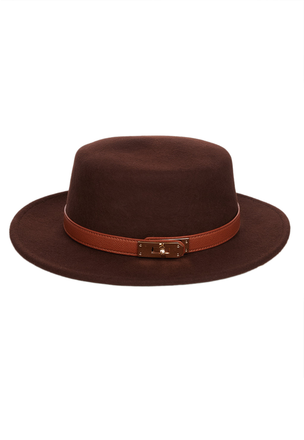 Black and Brown Sfilato hat - view 1
