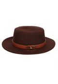 Black and Brown Sfilato hat - view 1