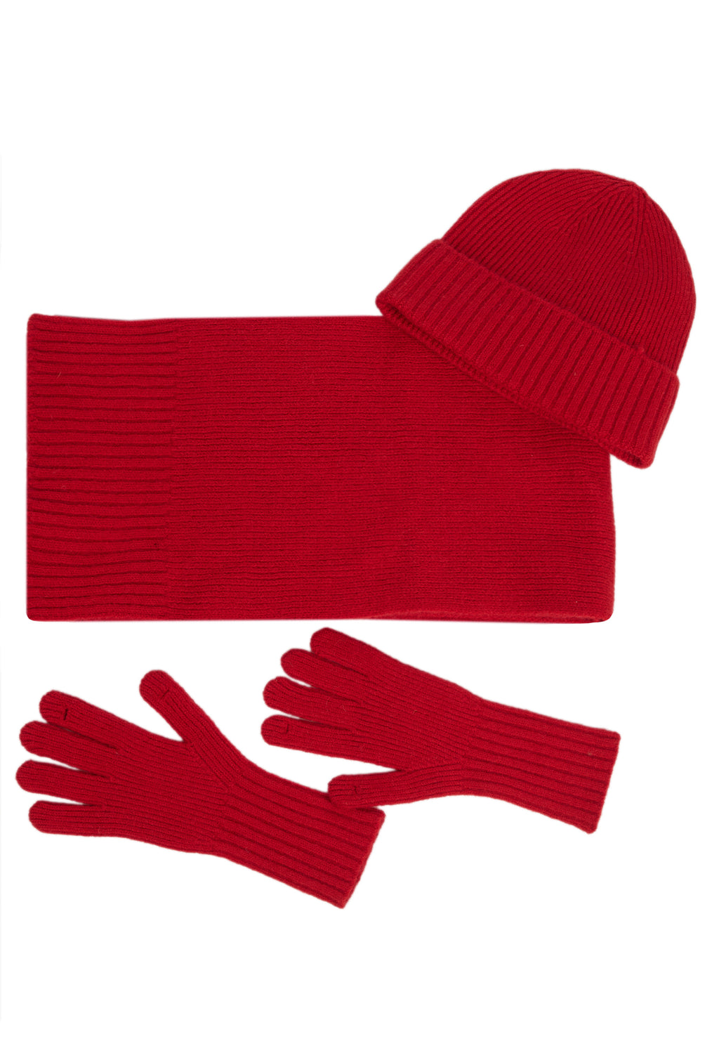 Burgundy Sfilato accessory set - view 1
