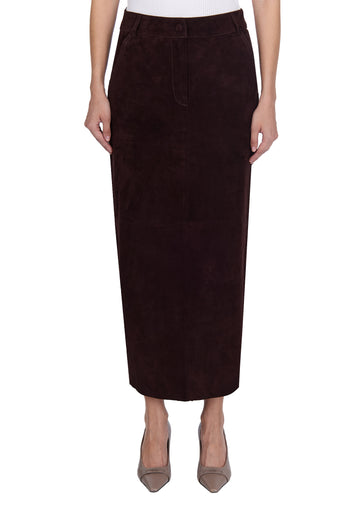 Uta Skirt — Burgundy