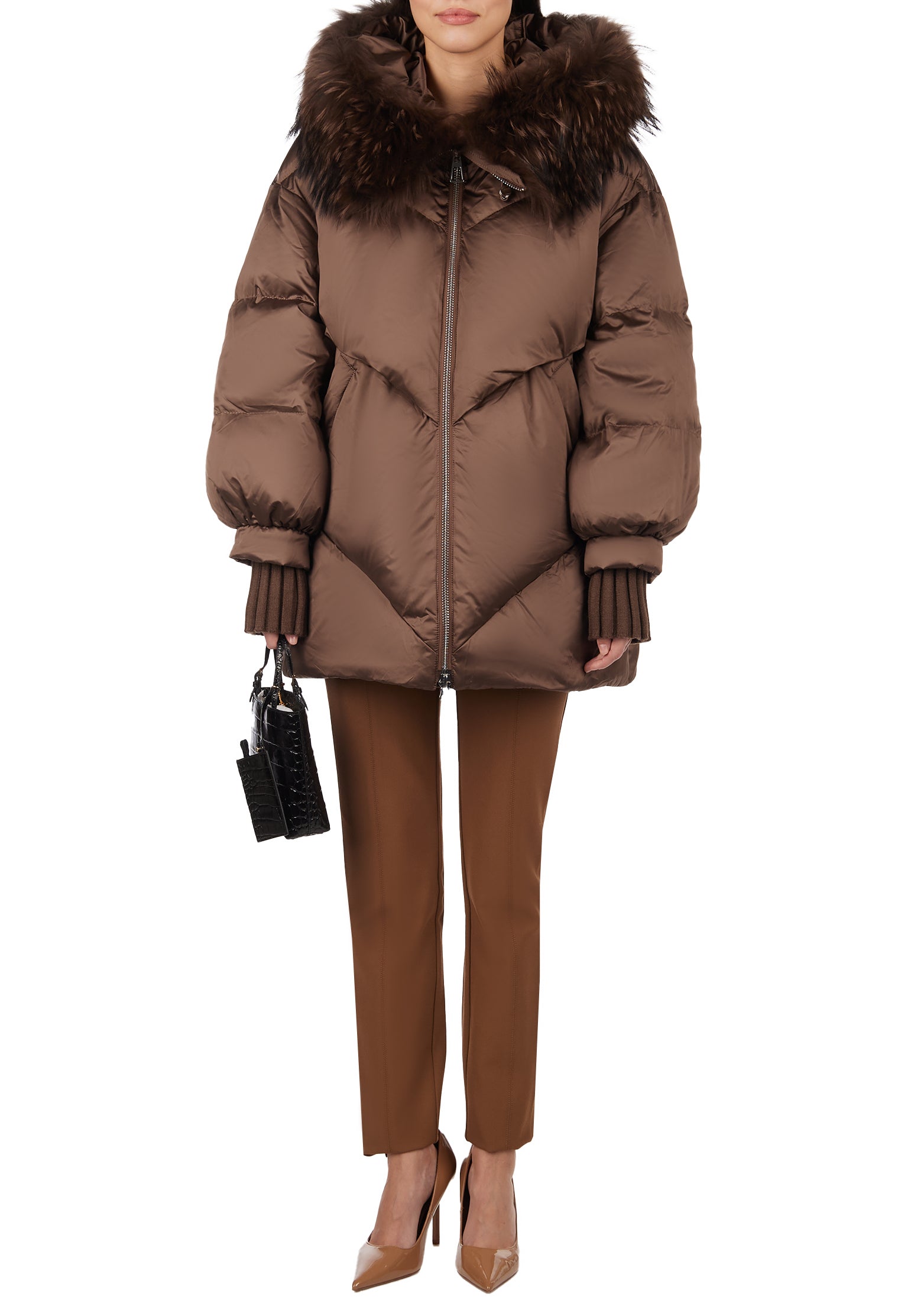 Occimiano Down Jacket — Brown