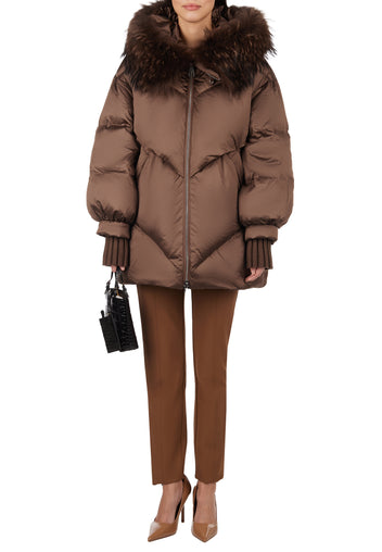 Occimiano Down Jacket — Brown