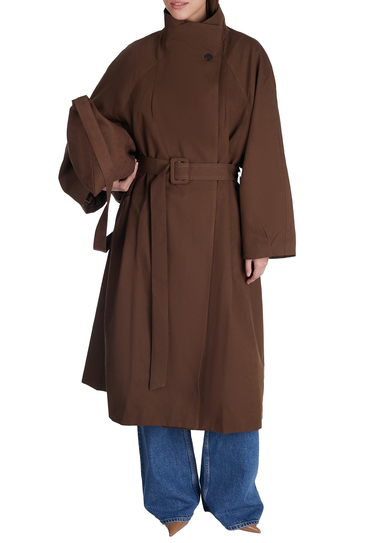 Chioggia Trench Coat — Brown