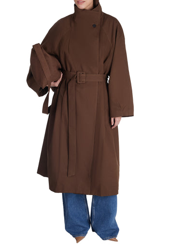 Chioggia Trench Coat — Brown