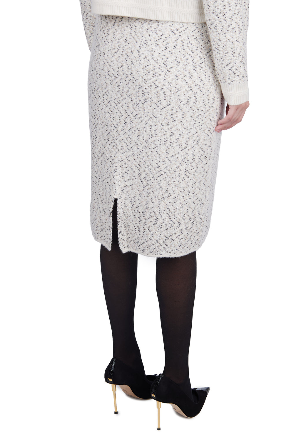 Gray Sfilato skirt - view 3