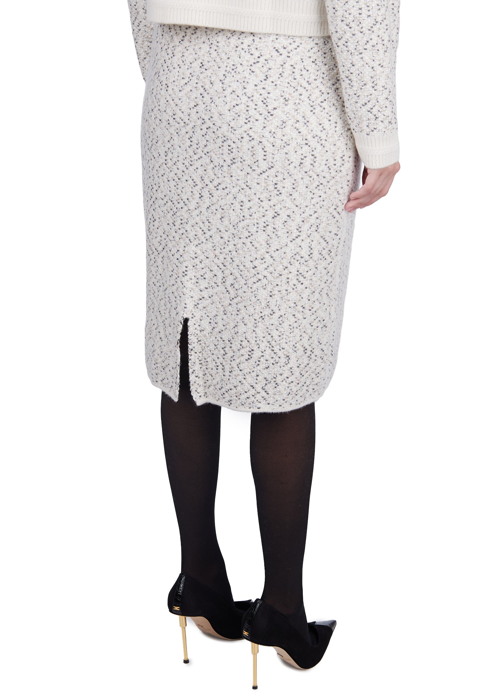 Gray Sfilato skirt - view 3