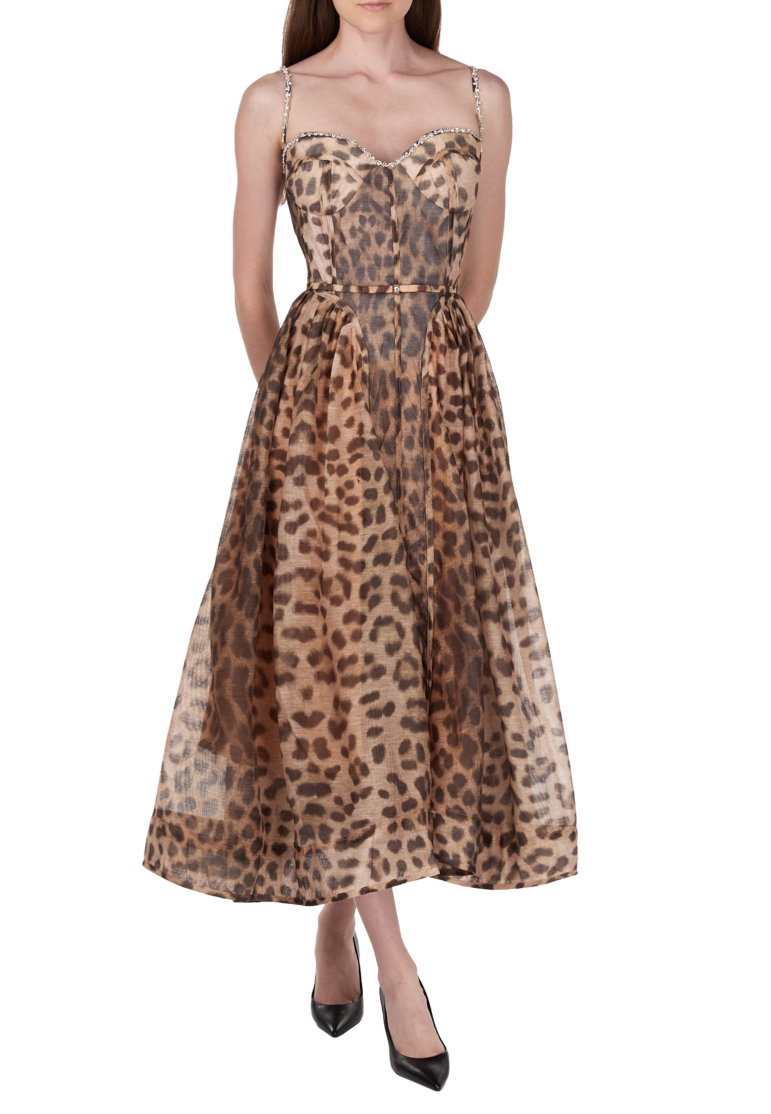 Brown Sfilato dress - view 2