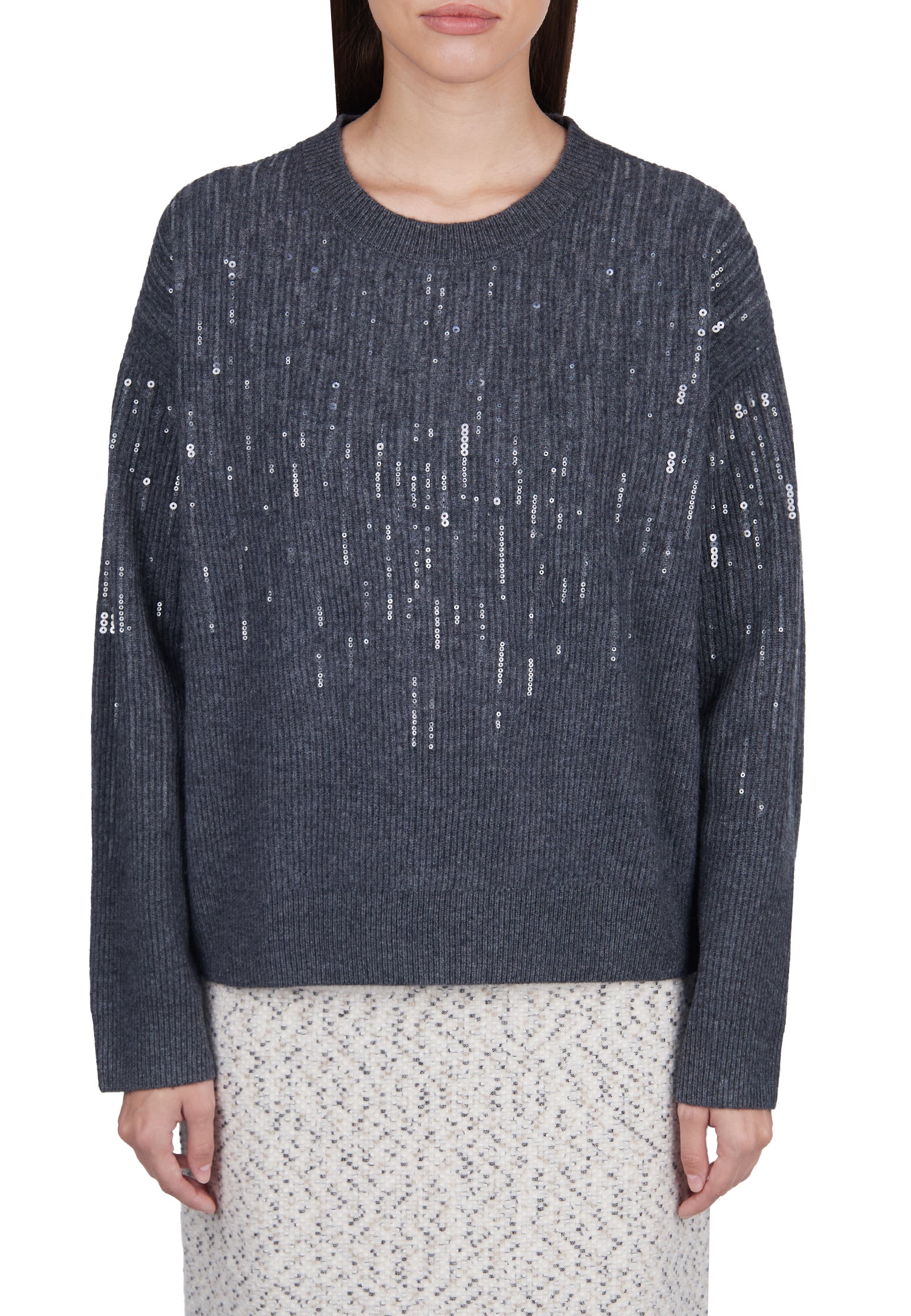 Navy Sfilato jumper - view 2