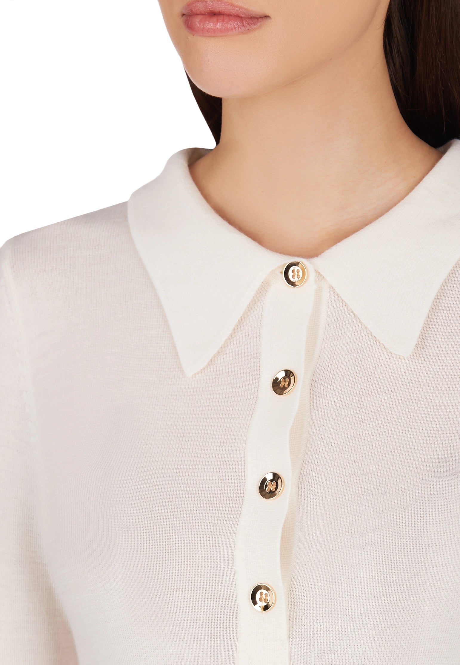White Sfilato pullover - view 3