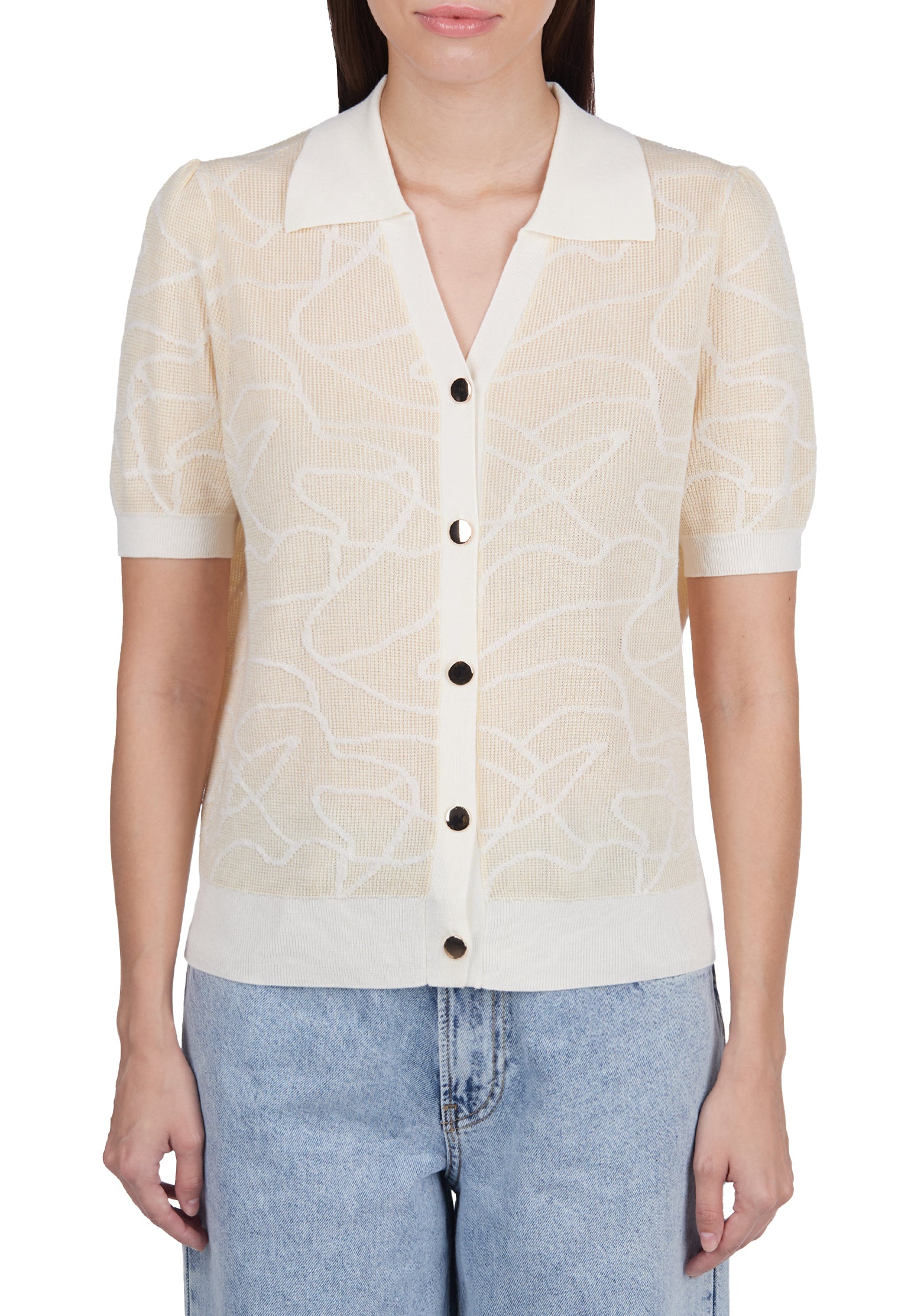 Gray Sfilato jumper - view 2