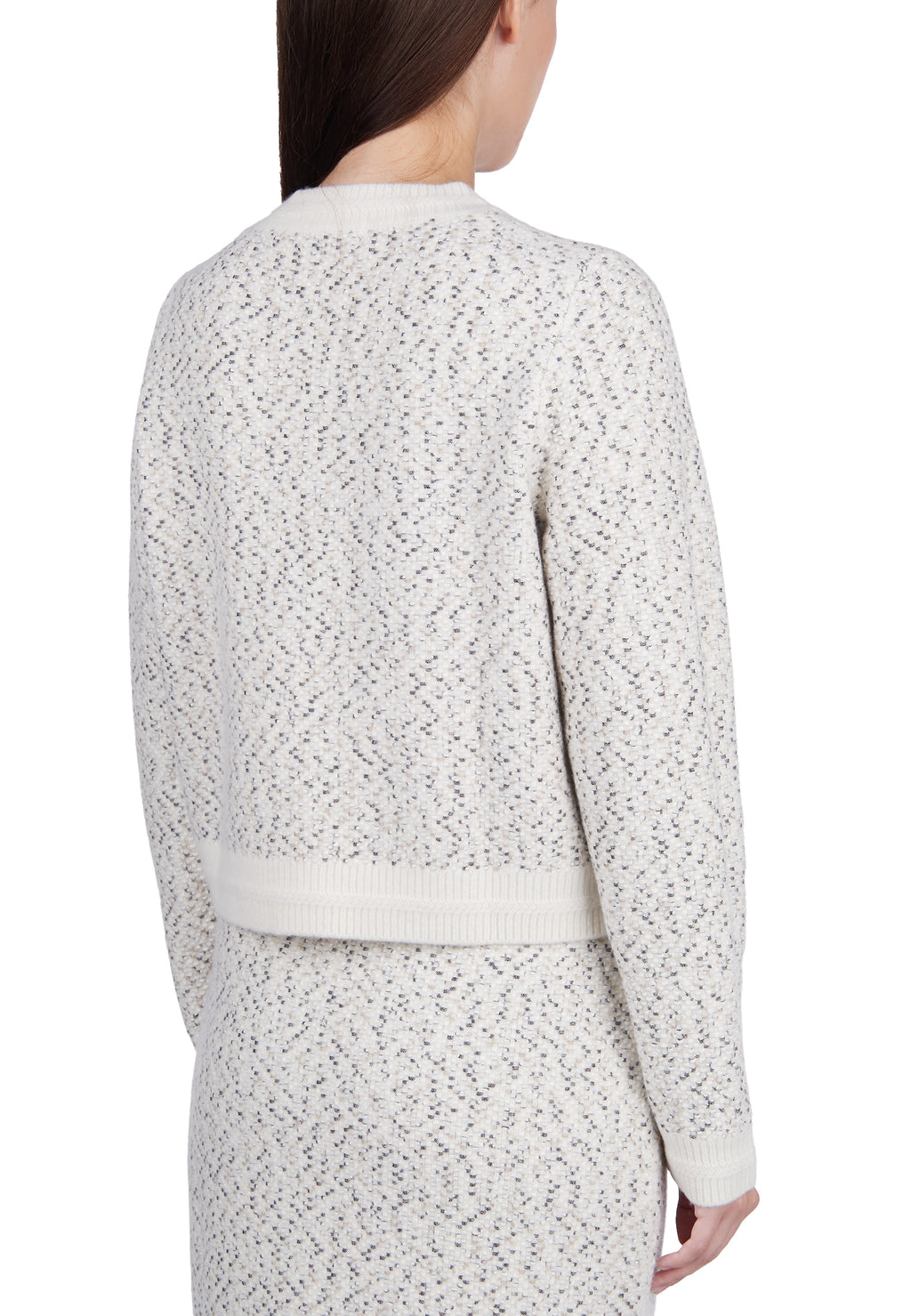 Gray Sfilato cardigan - view 3