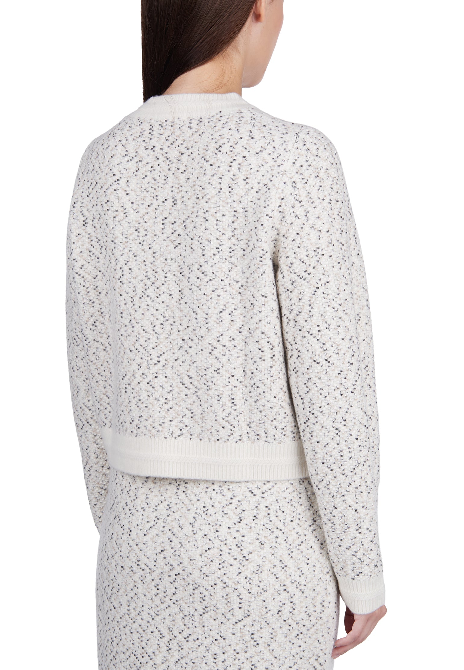 Gray Sfilato cardigan - view 3