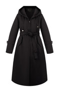 Black Sfilato trench coat - view 1
