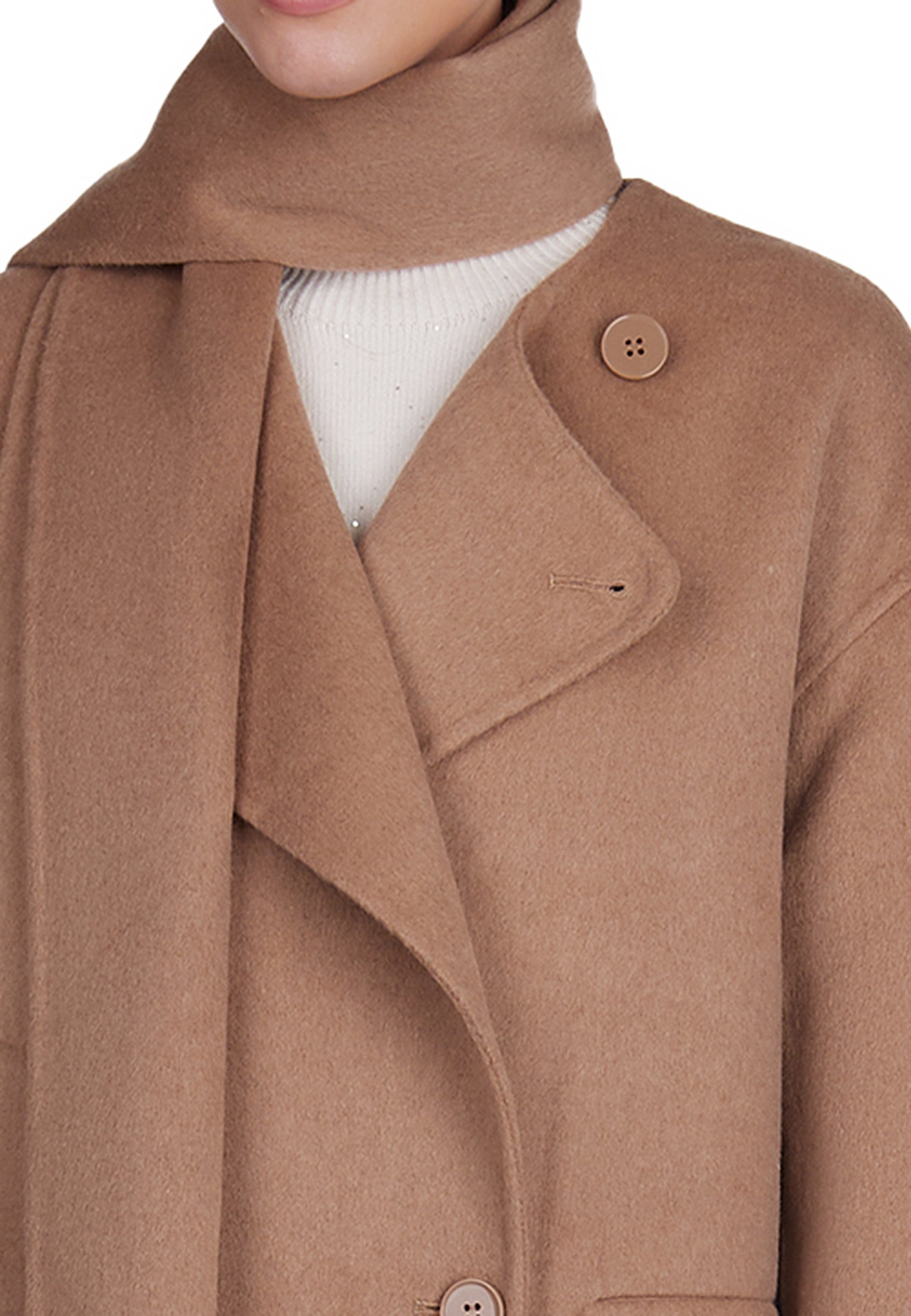 Brown Sfilato coat - view 2
