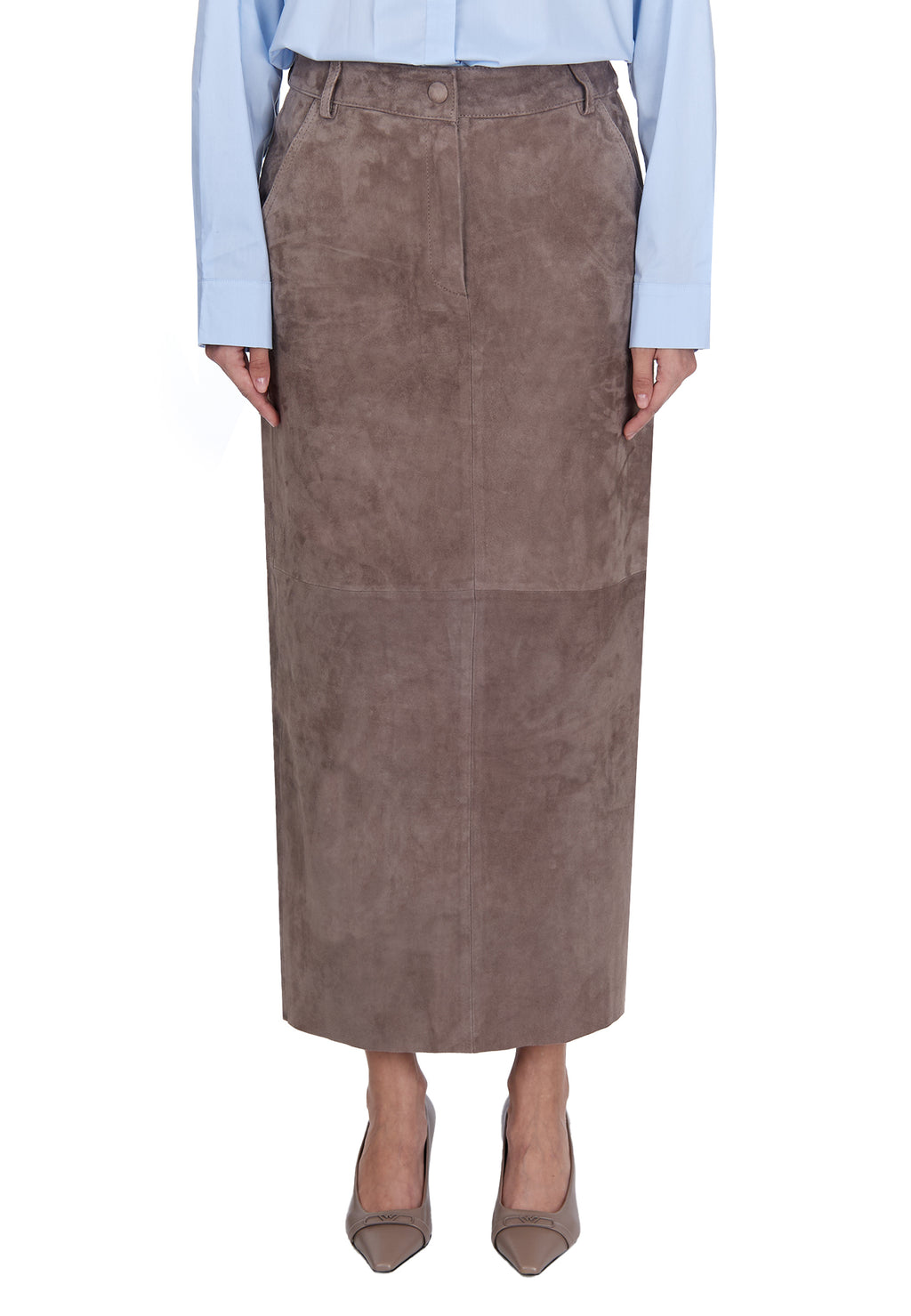 Brown Sfilato skirt - view 3