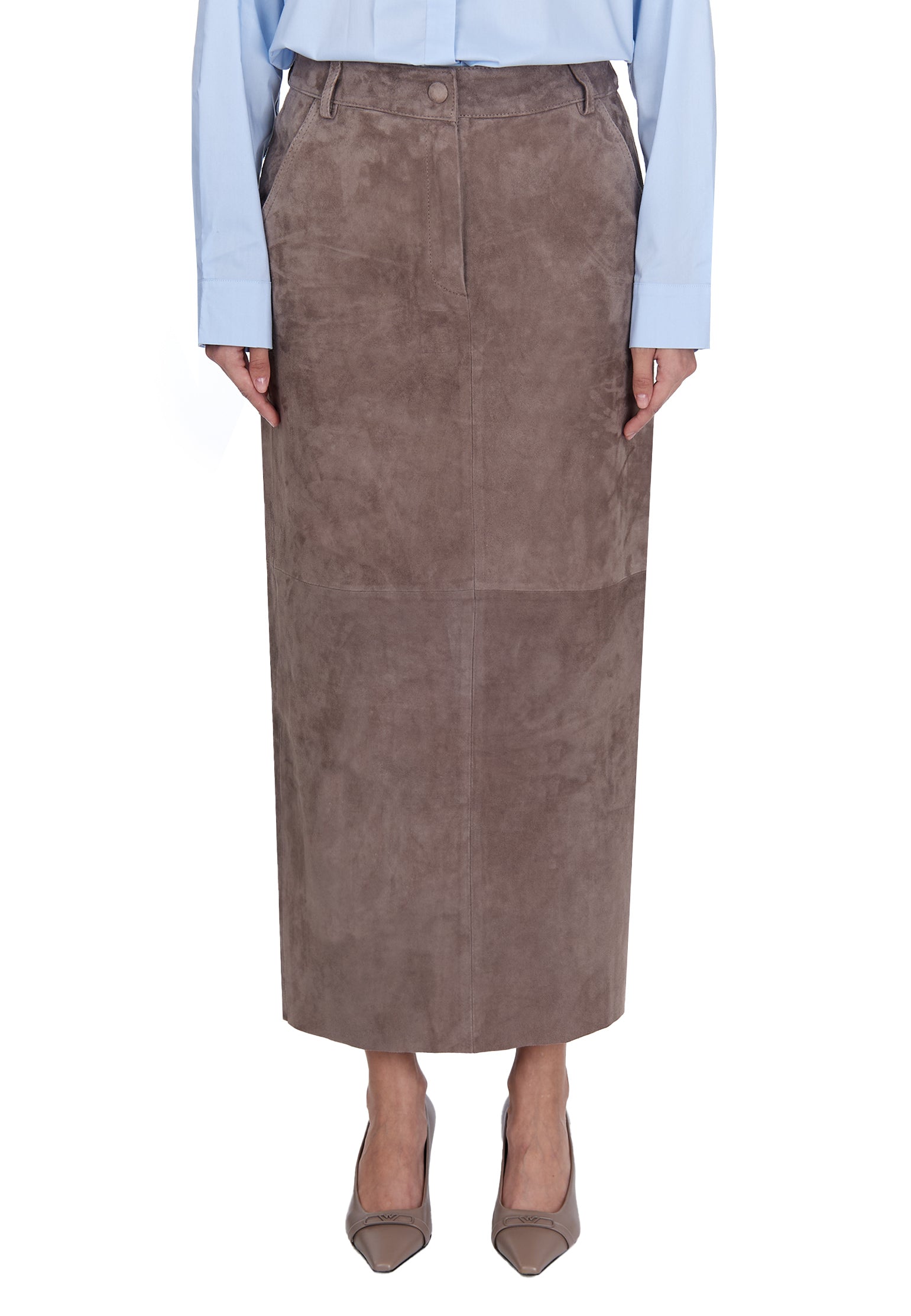 Brown Sfilato skirt - view 3