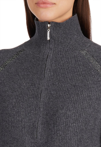 Graphite Half-Zip Knit Pullover - view 6
