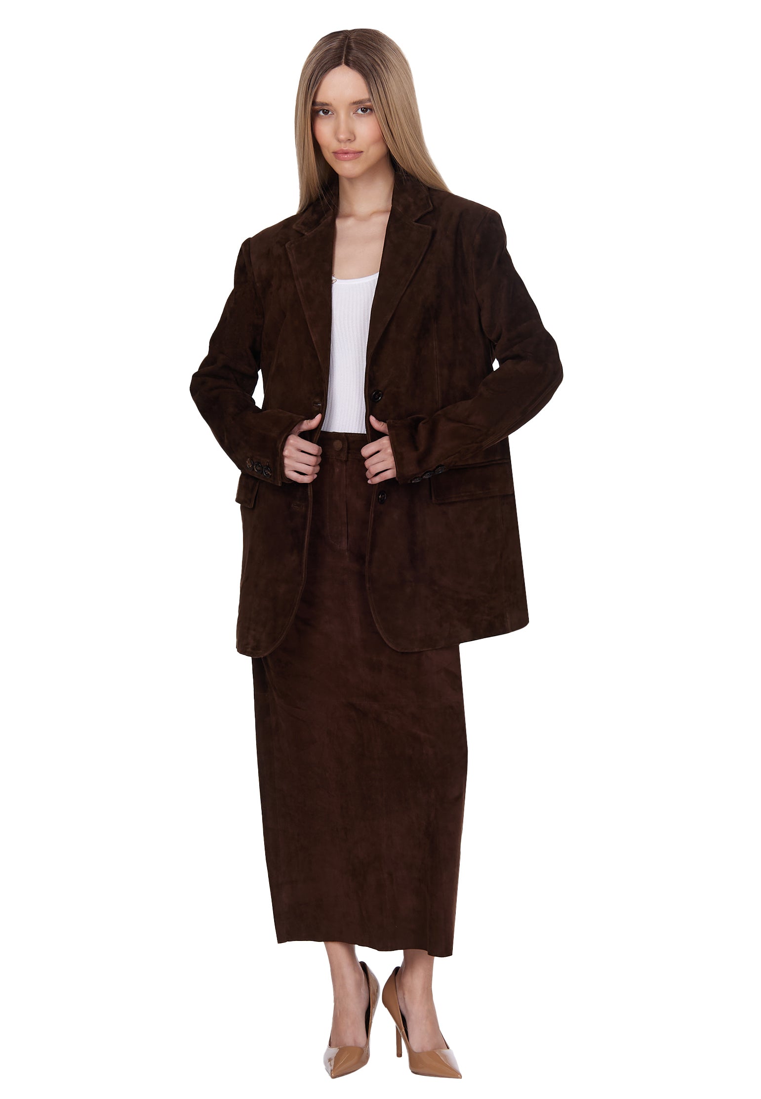 Lacco Blazer — Brown