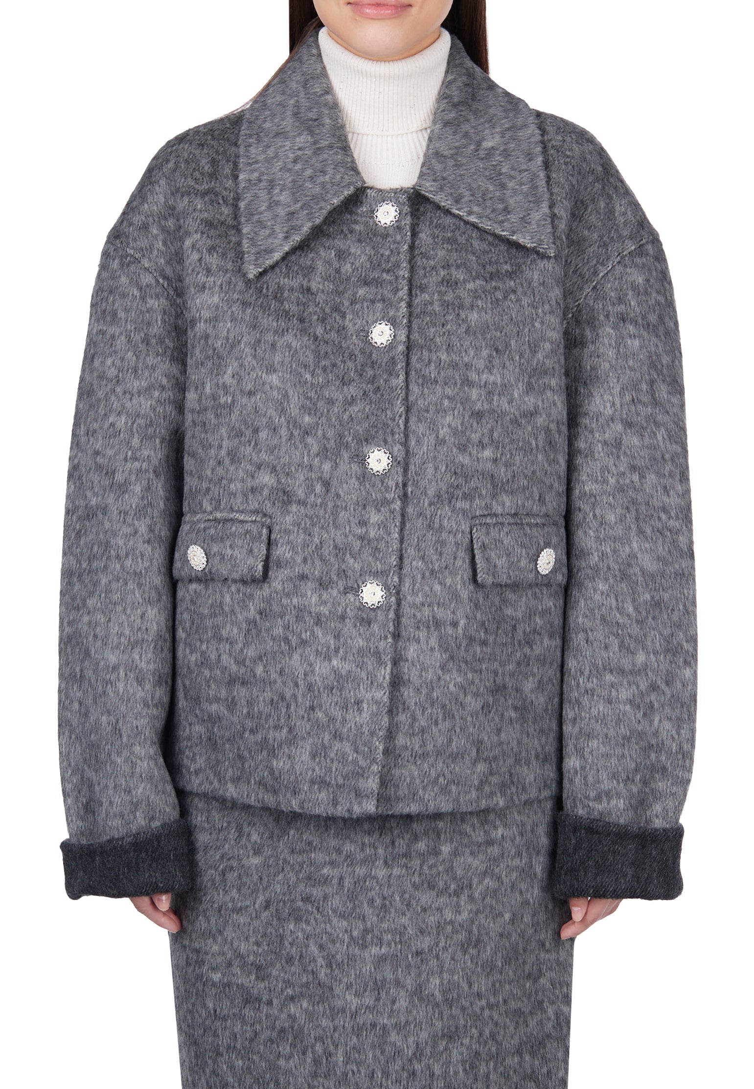 Gray Sfilato jacket - view 2