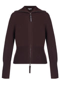 Burgundy Sfilato pullover - view 1