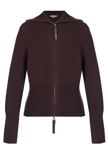 Burgundy Sfilato pullover - view 1