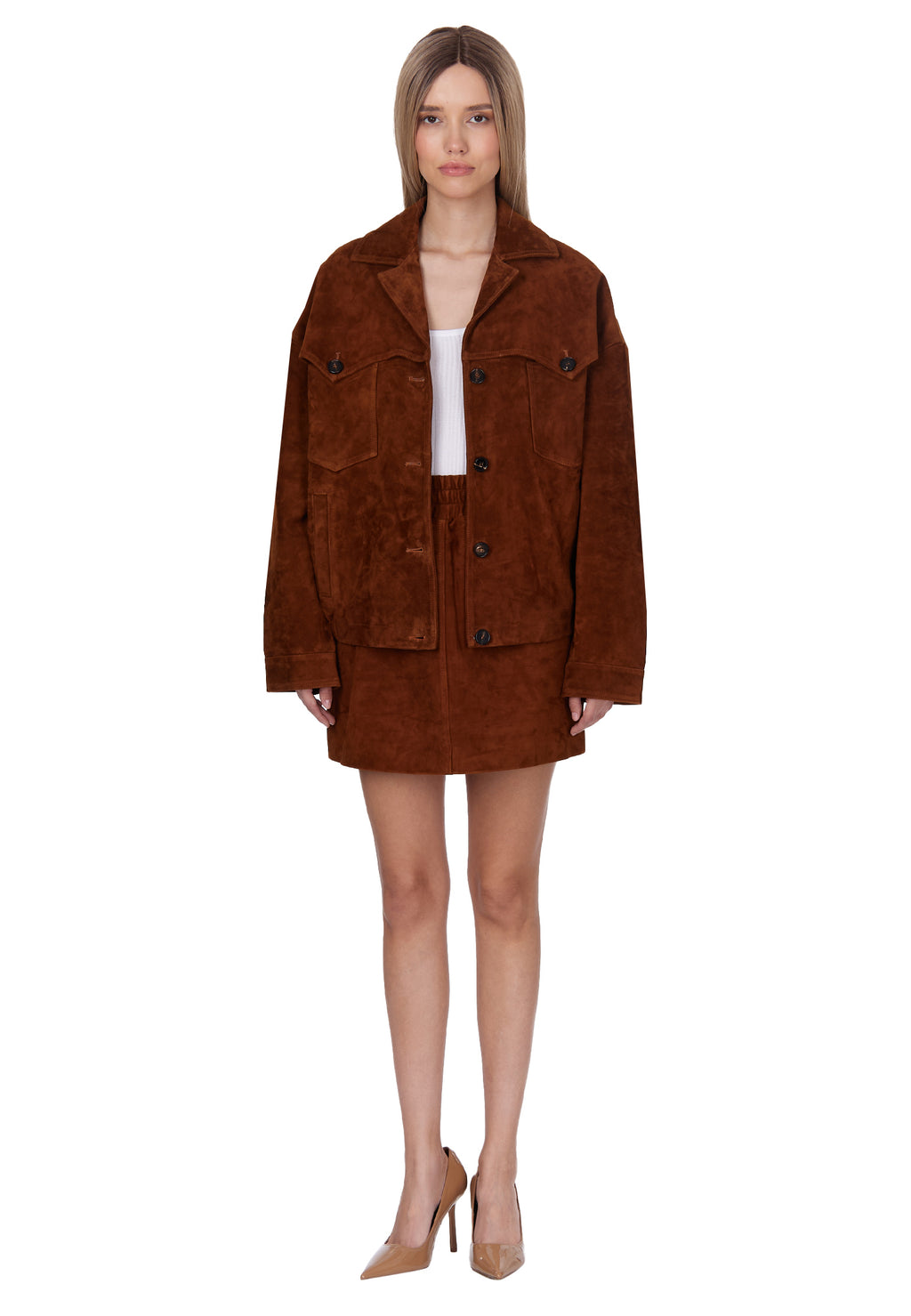 Brown Sfilato jacket - view 4
