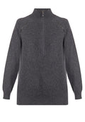 Graphite Half-Zip Knit Pullover - view 1