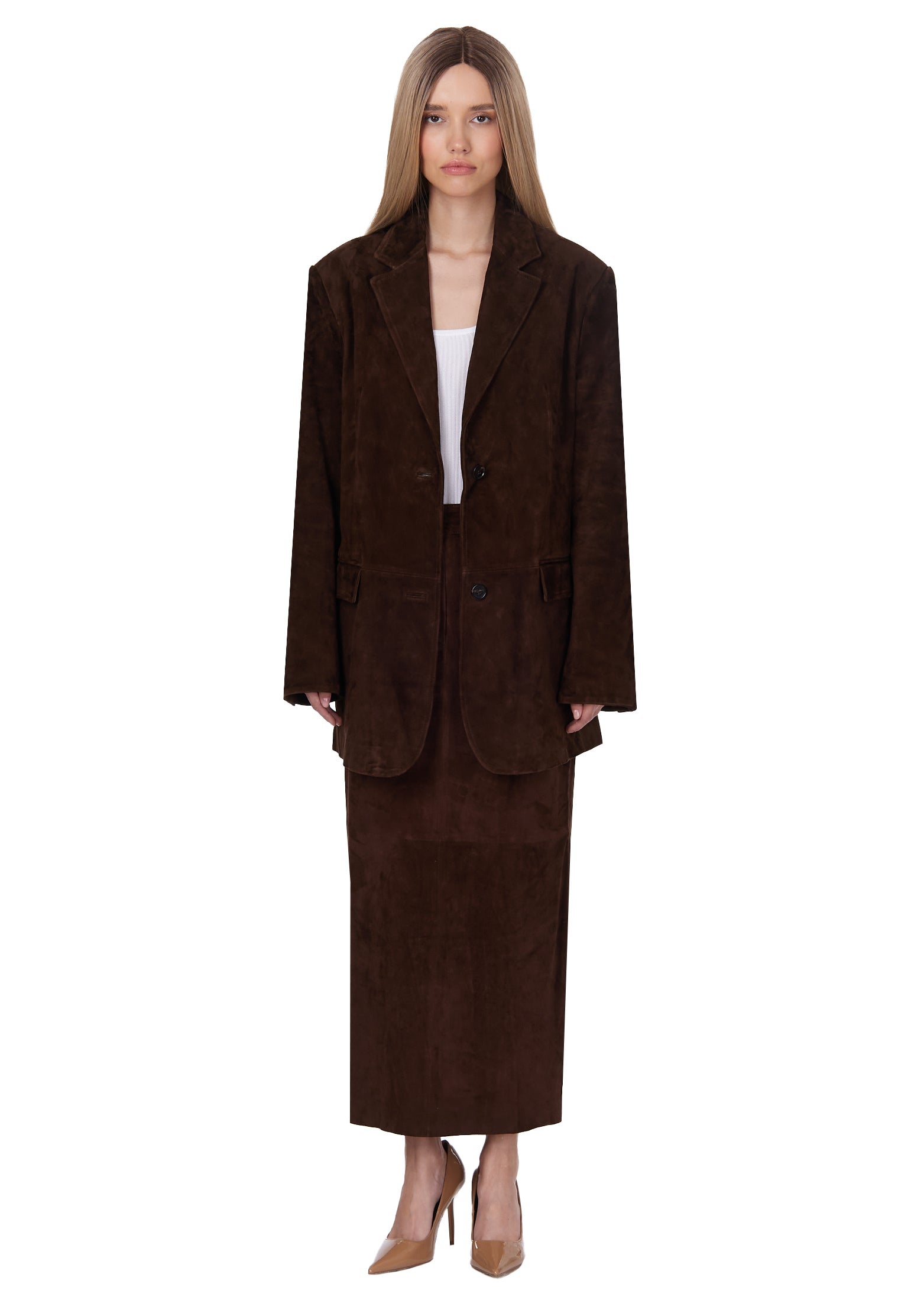 Lacco Blazer — Brown