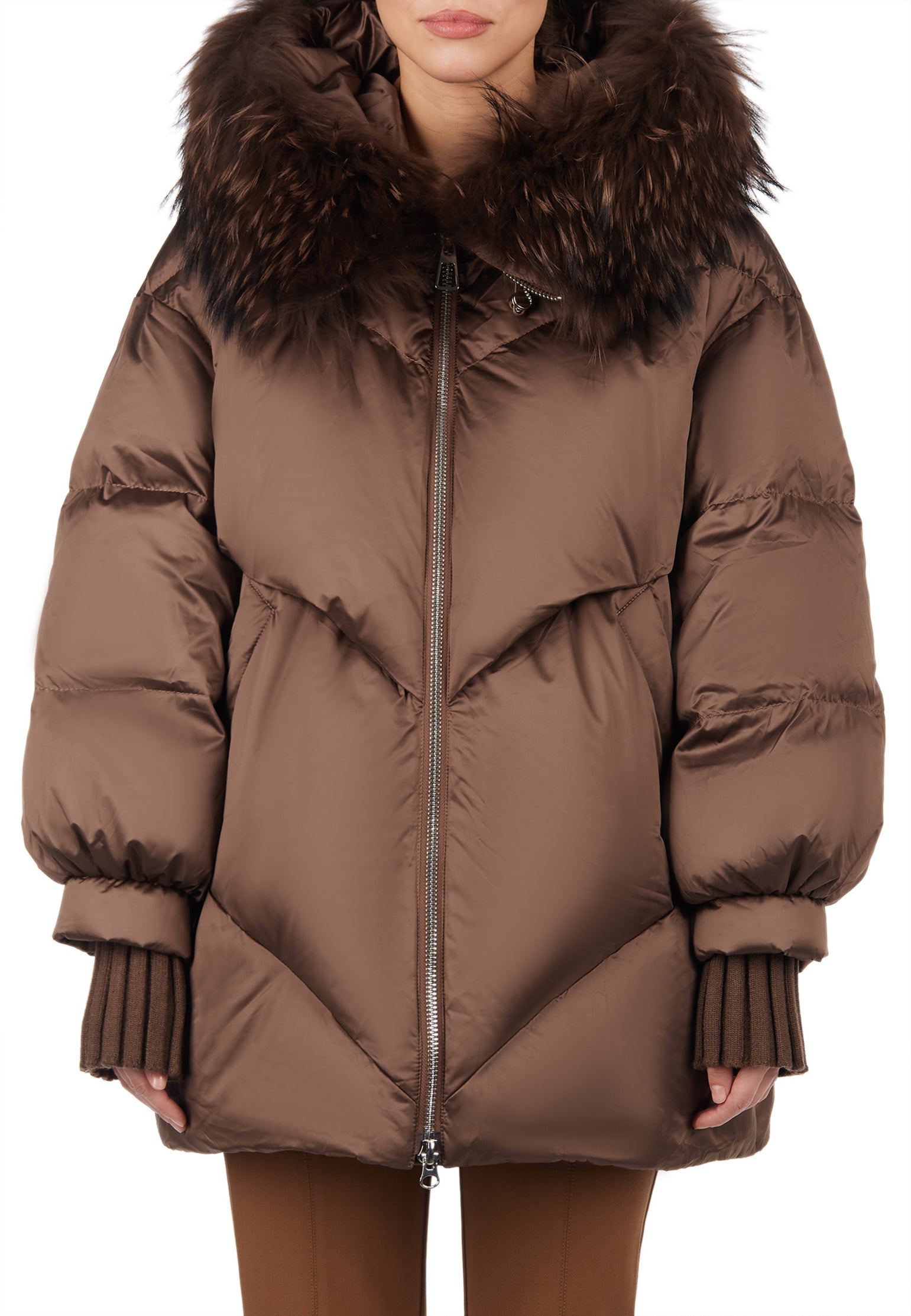 Occimiano Down Jacket — Brown