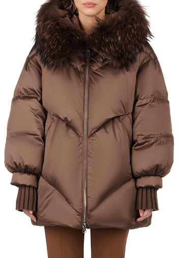 Occimiano Down Jacket — Brown