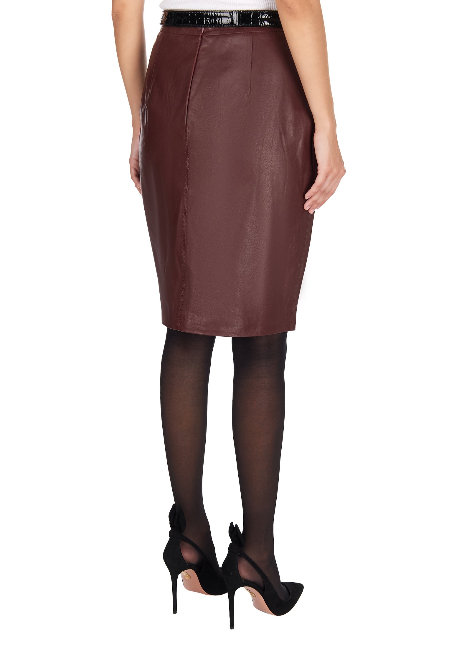 Udine Skirt — Burgundy