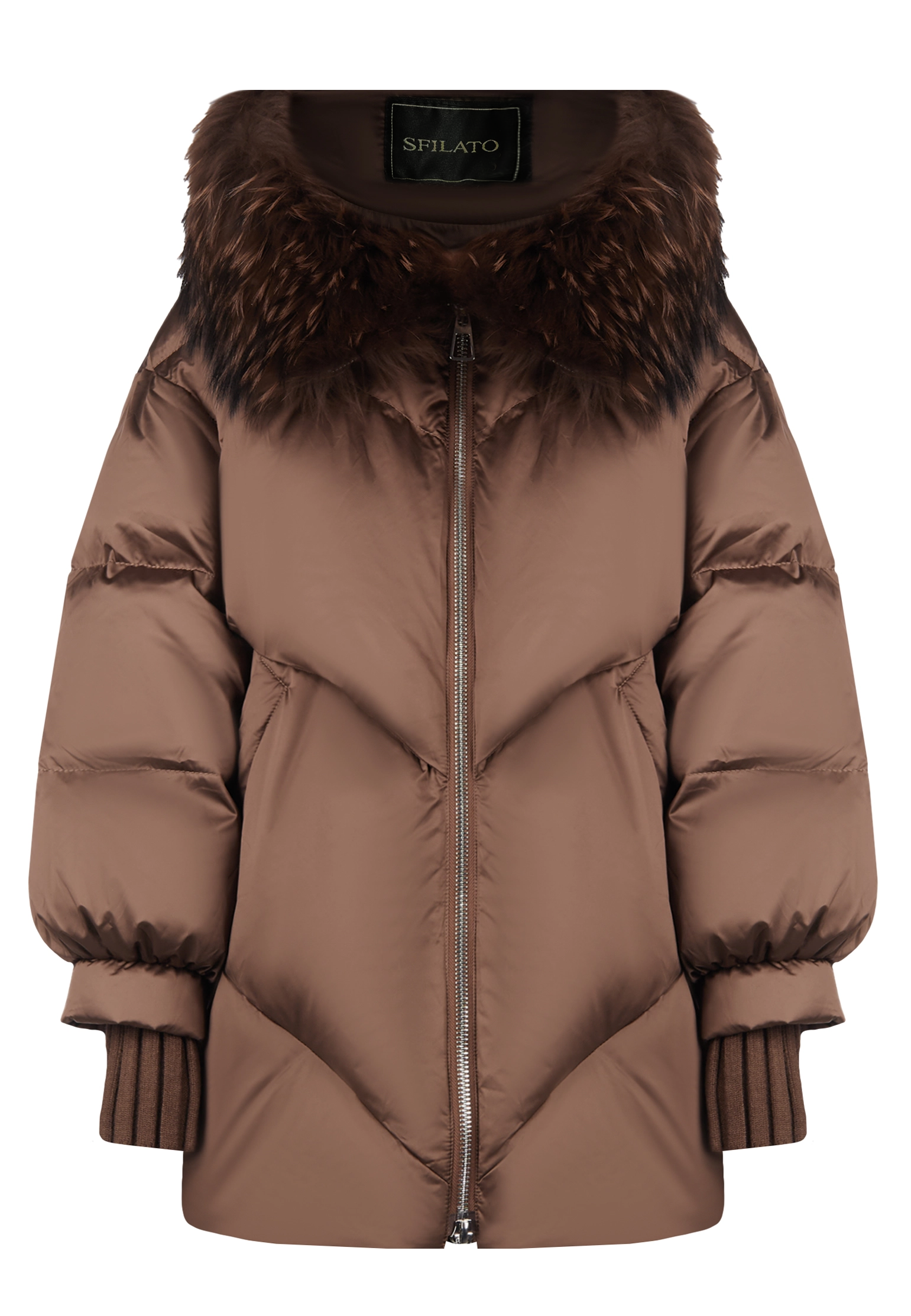 Occimiano Down Jacket — Brown
