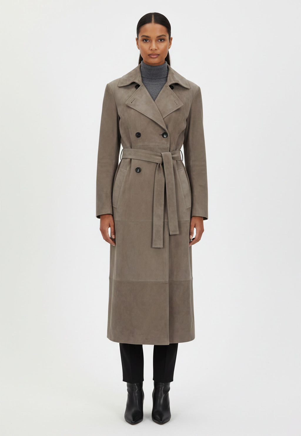 Brown Sfilato coat - view 2