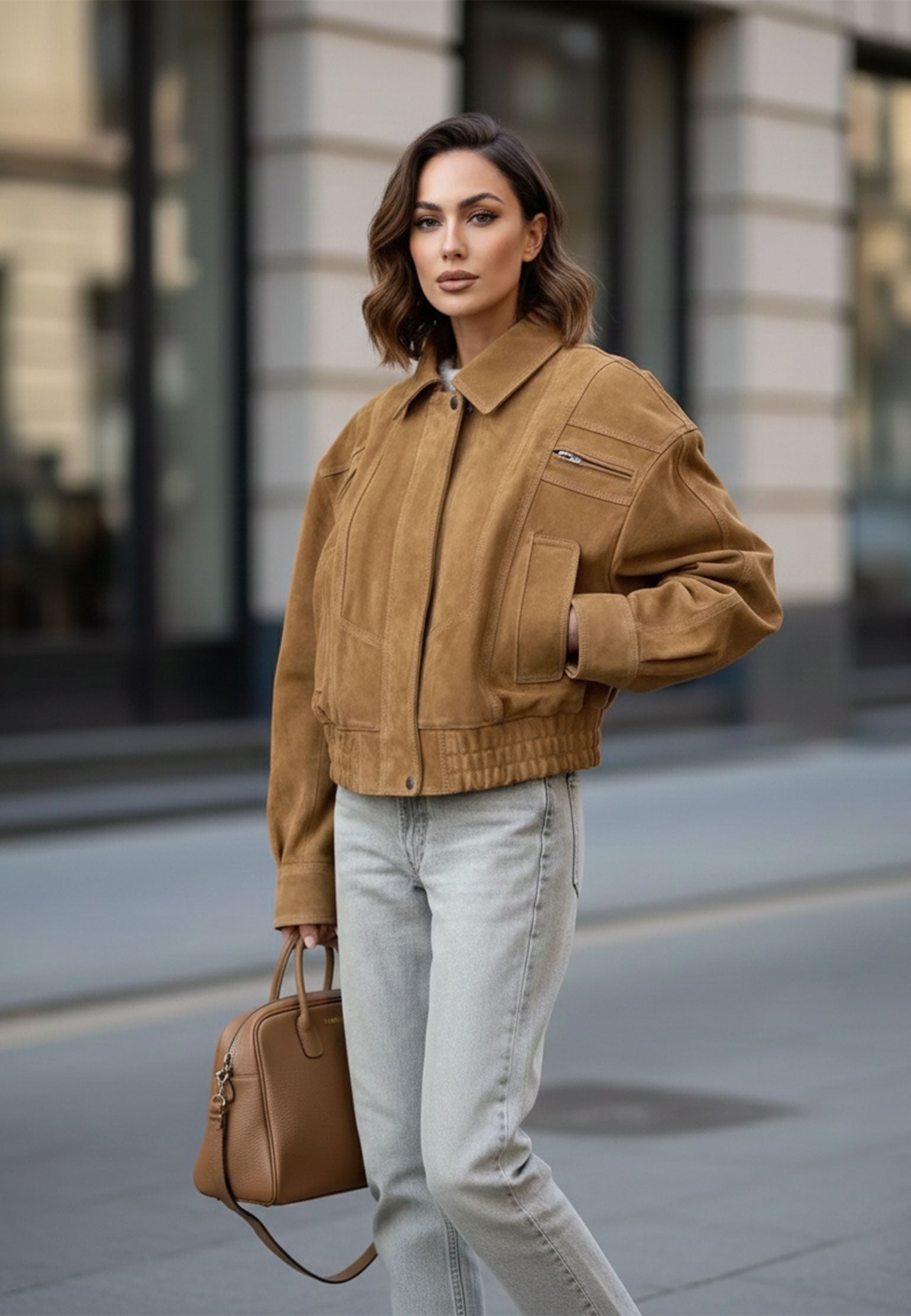 Brown Sfilato jacket - view 2