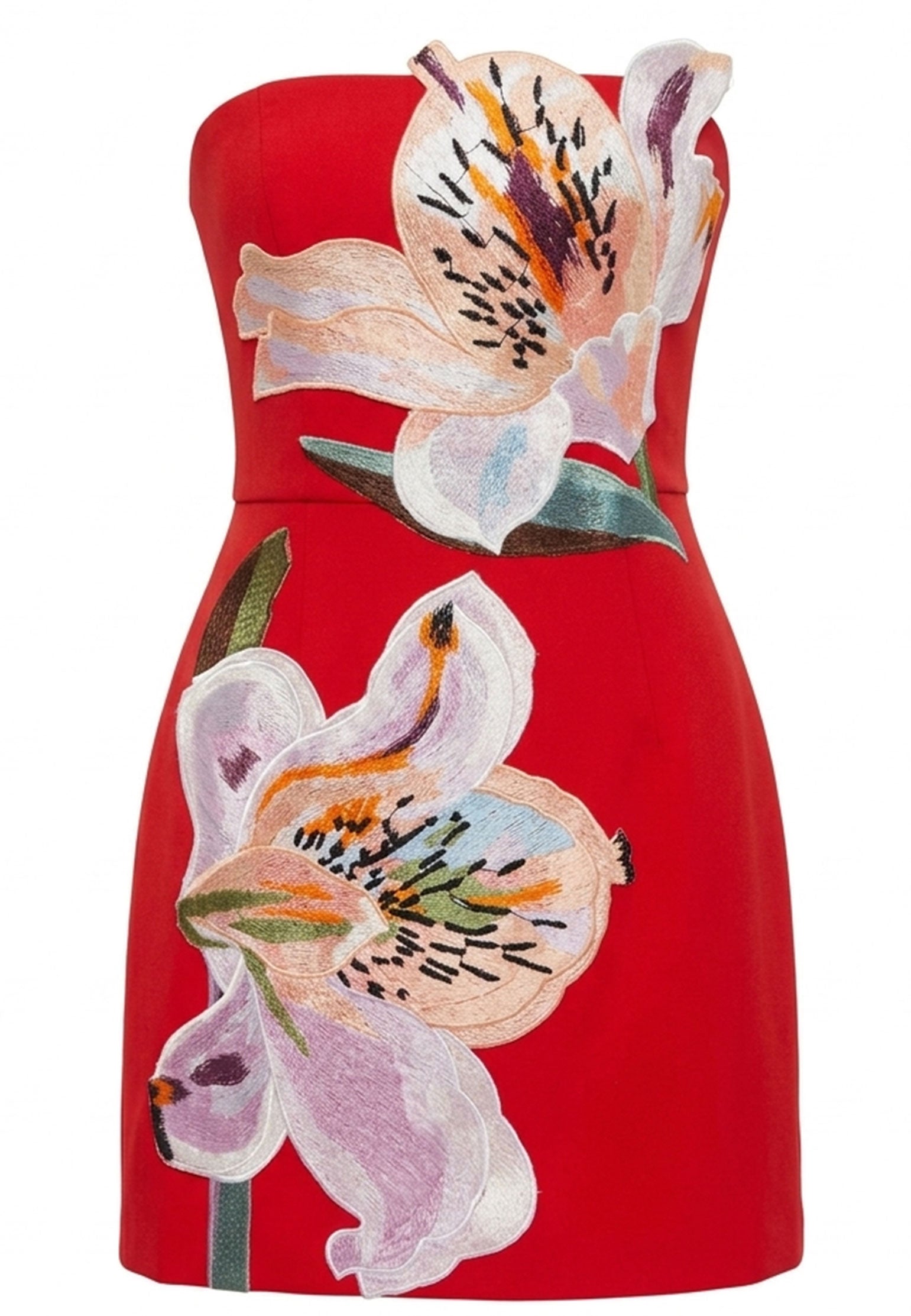 Burgundy Sfilato dress