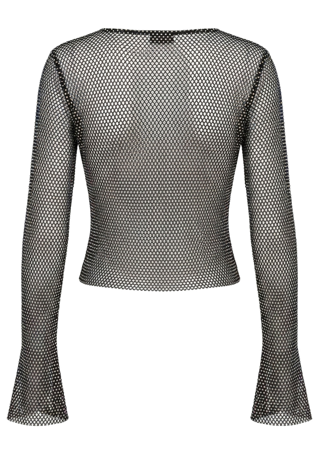 Gray Sfilato top - view 2