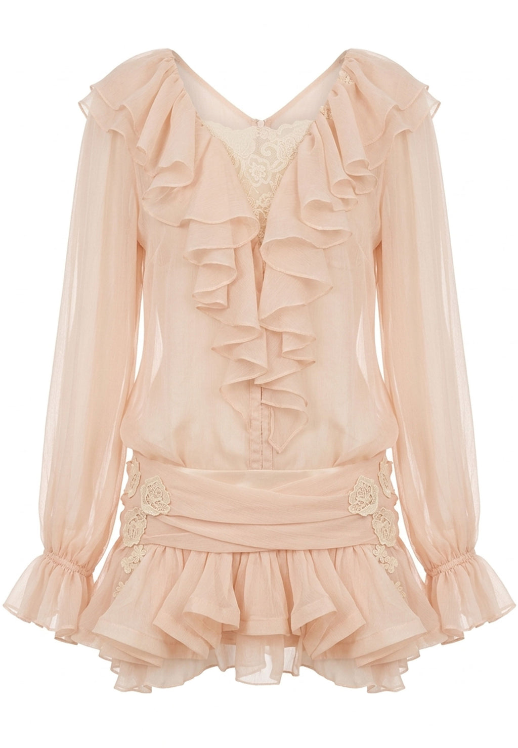 Beige Sfilato dress - view 1