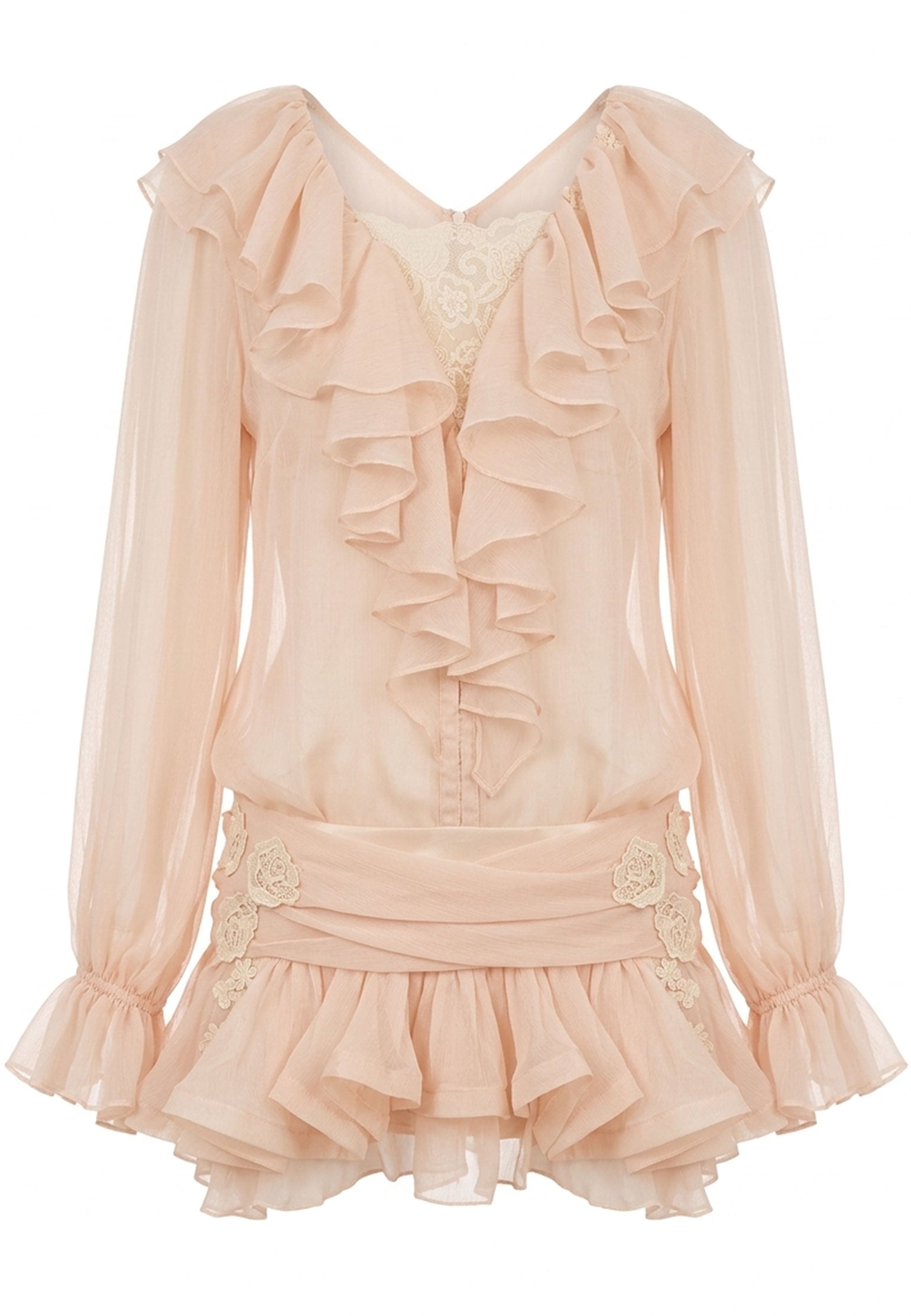 Beige Sfilato dress - view 1